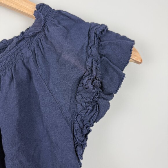 Old Navy Women's Ruffle Short Sleeve Blouse, Size M - Picture 2 of 6